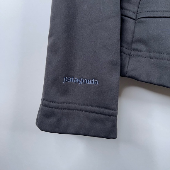 Patagonia Kiwa Jacket Black Full Zip Fleece Zip Pockets Outdoor Size Medium - Picture 6 of 13